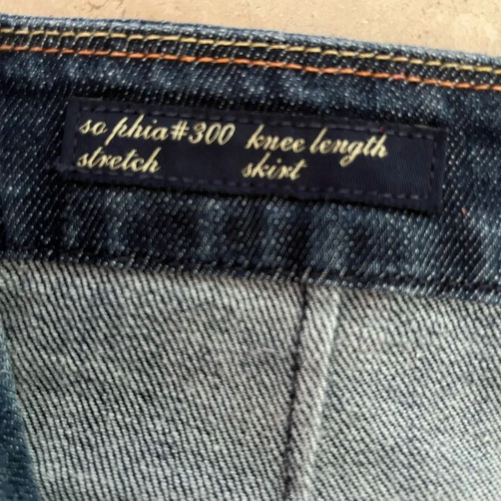 Citizens of Humanity knee length jean denim sexy secretary pencil skirt size‎ 27